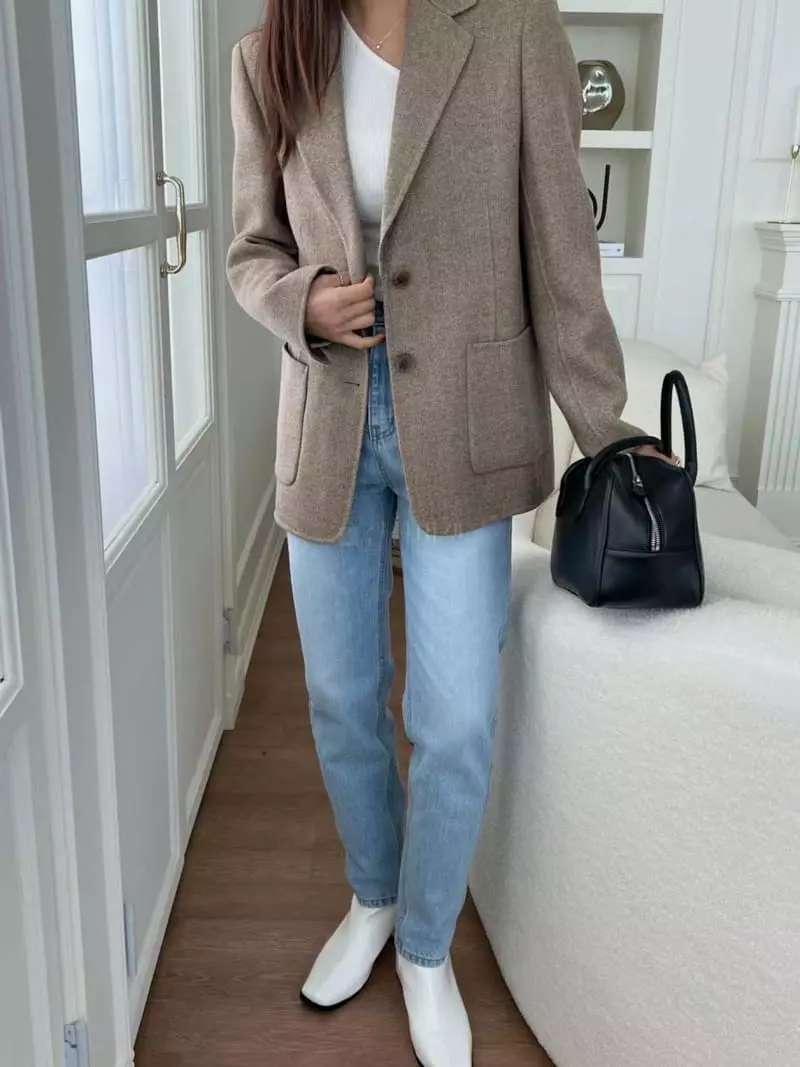Binus - Korean Women Fashion - #momslook - Hand Nil Jacket - 11