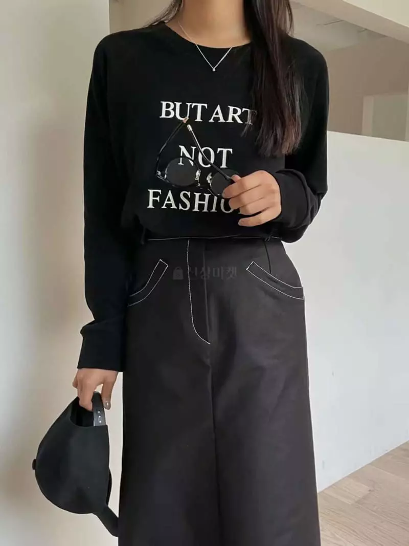 Binus - Korean Women Fashion - #momslook - Fashion Tee - 11