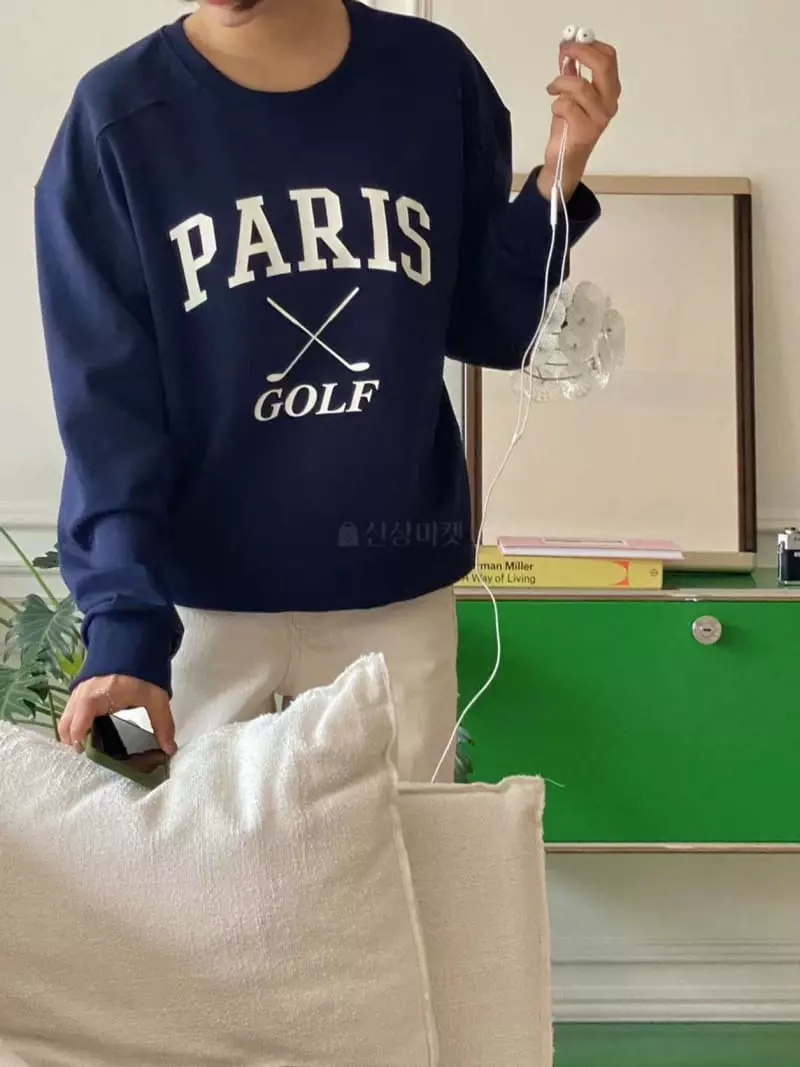 Binus - Korean Women Fashion - #momslook - Paris Sweatshirt - 7