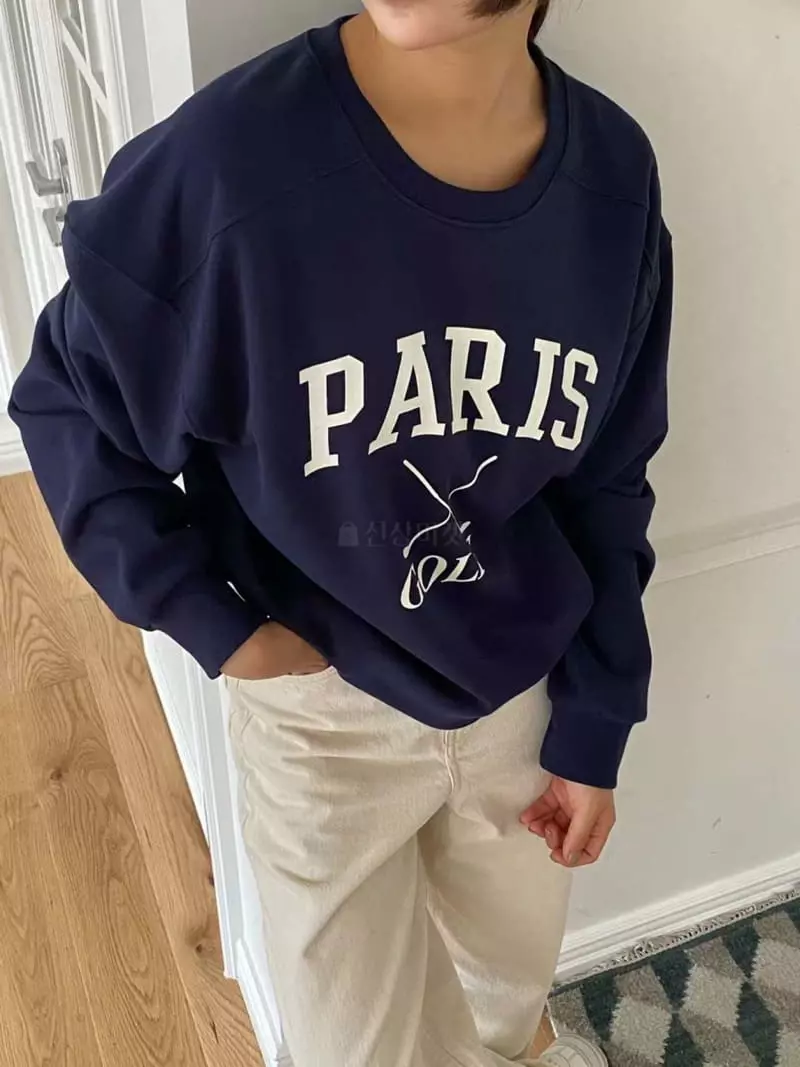 Binus - Korean Women Fashion - #restrostyle - Paris Sweatshirt - 2