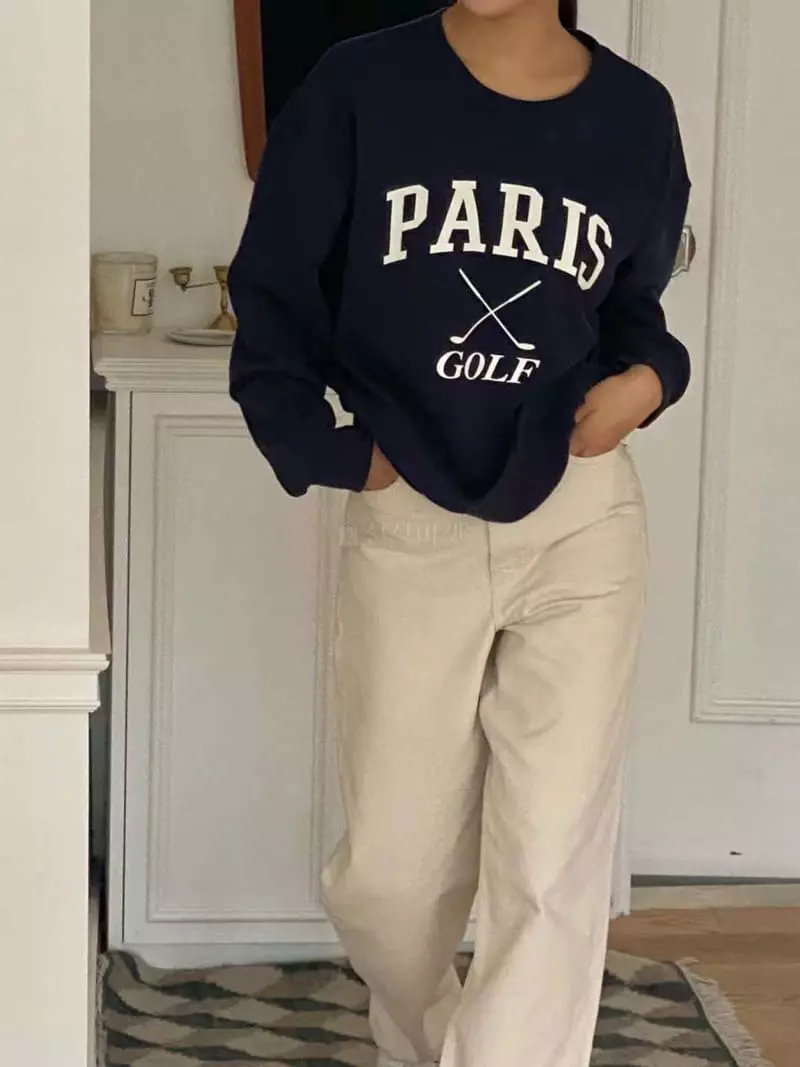 Binus - Korean Women Fashion - #thatsdarling - Paris Sweatshirt - 5