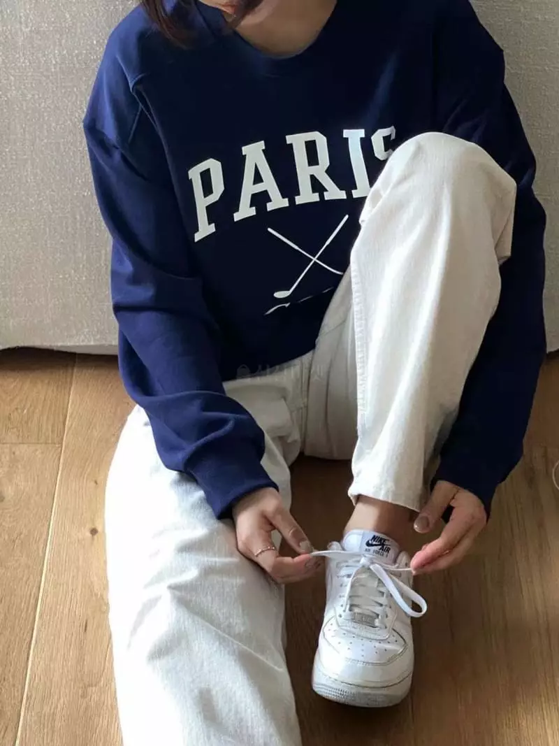 Binus - Korean Women Fashion - #thelittlethings - Paris Sweatshirt - 6