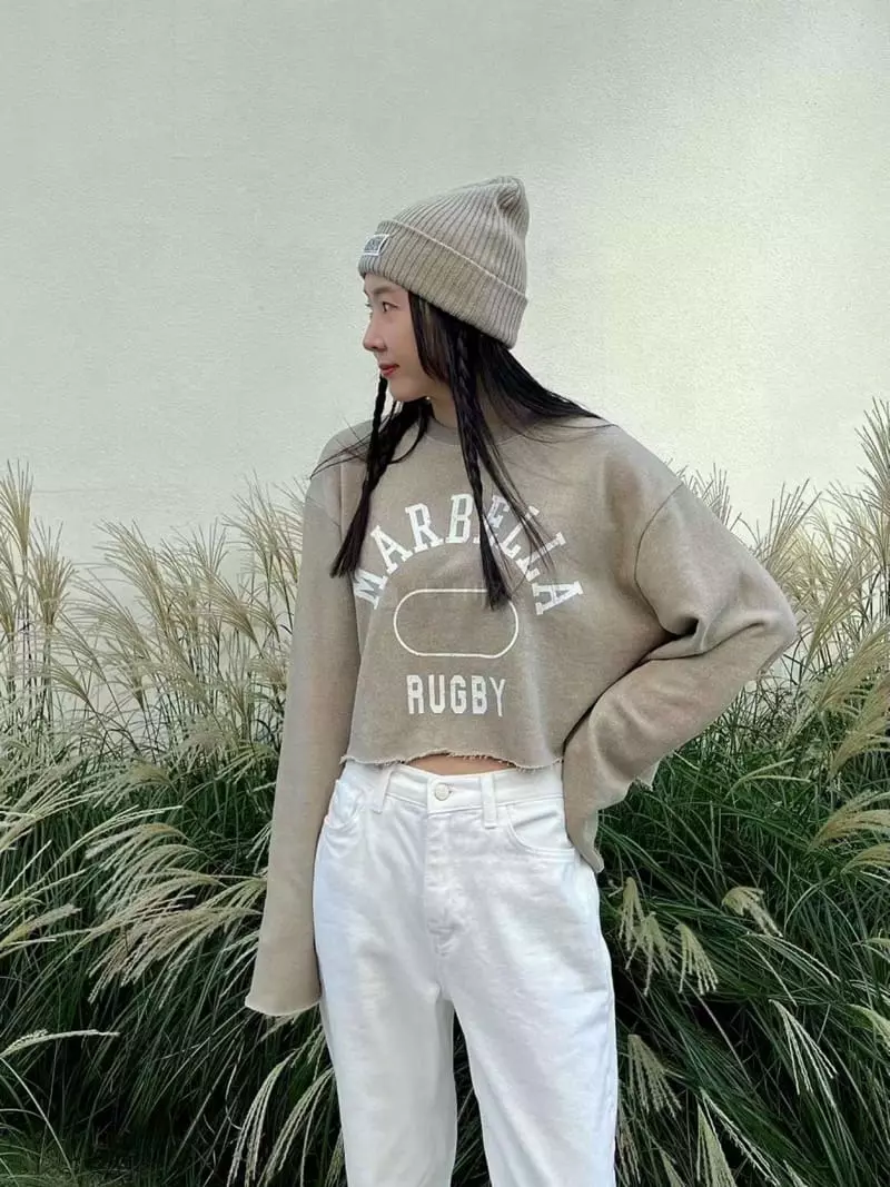 Binus - Korean Women Fashion - #vintagekidsstyle - Rugby Sweatshirt - 12