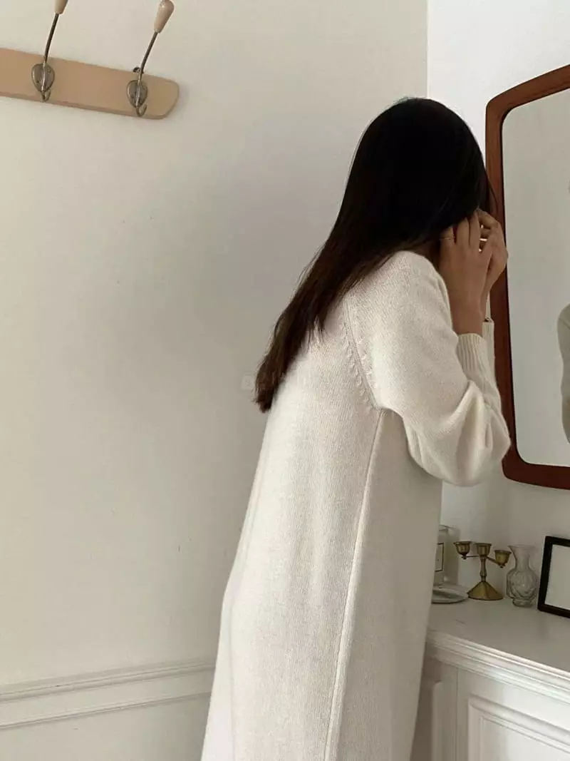 Binus - Korean Women Fashion - #vintagekidsstyle - Knit Long One-ppiece - 11