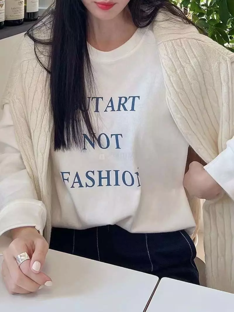 Binus - Korean Women Fashion - #vintagekidsstyle - Fashion Tee - 2