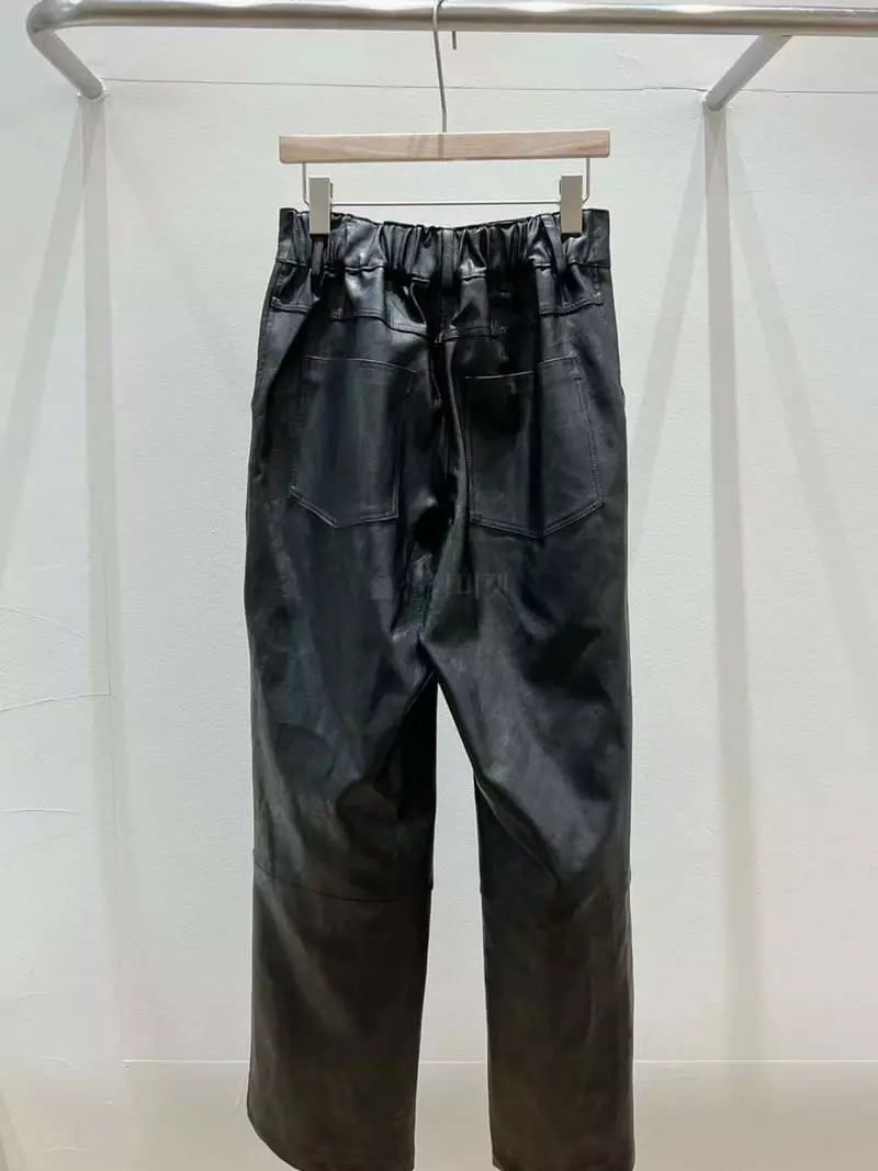 Binus - Korean Women Fashion - #womensfashion - Eco Leather Pants - 12