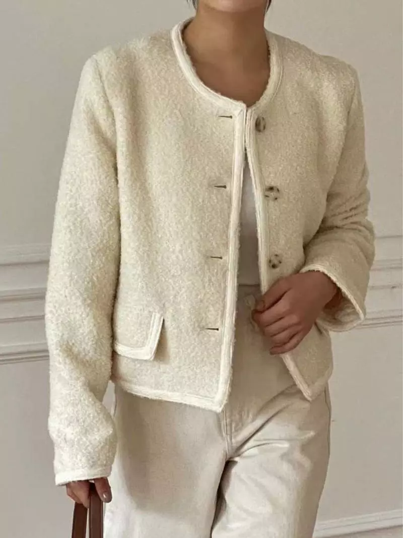 Binus - Korean Women Fashion - #womensfashion - Shelly Twid Jacket - 12