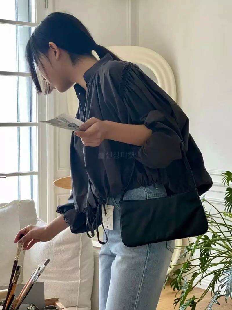 Binus - Korean Women Fashion - #womensfashion - Shirring Blouse - 12