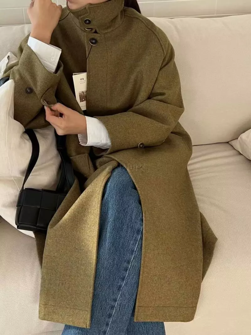 Binus - Korean Women Fashion - #momslook - Loe Moon Coat - 4