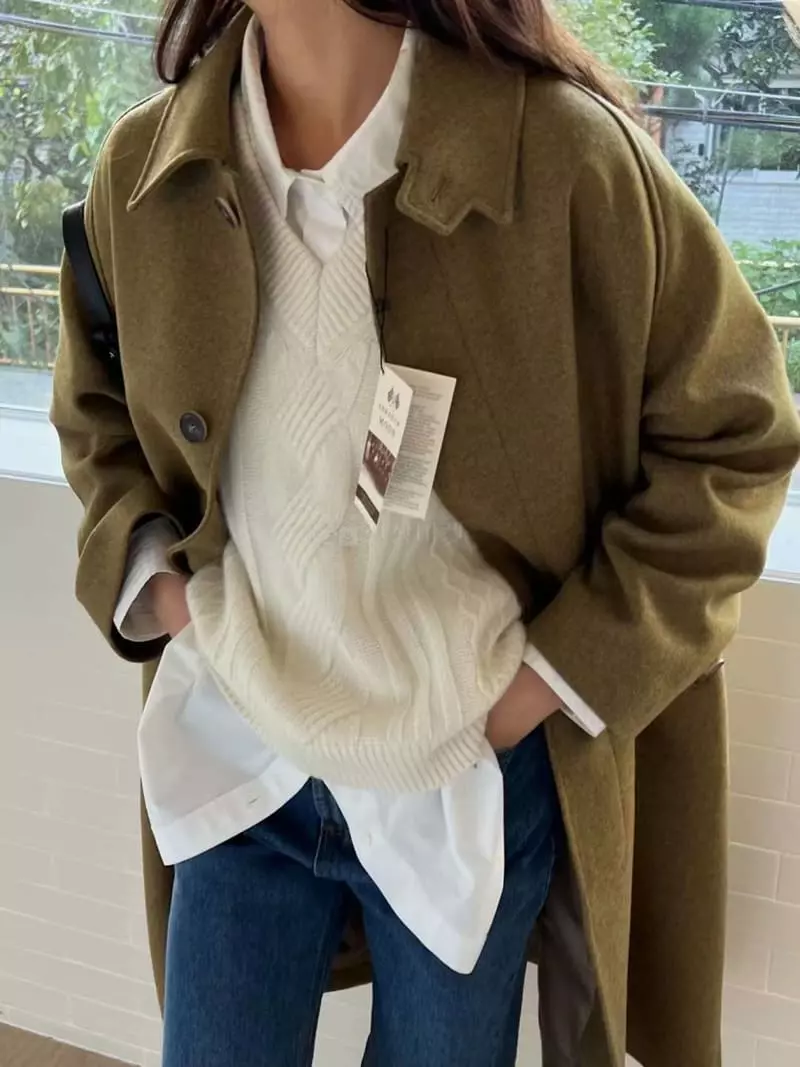 Binus - Korean Women Fashion - #womensfashion - Loe Moon Coat - 8