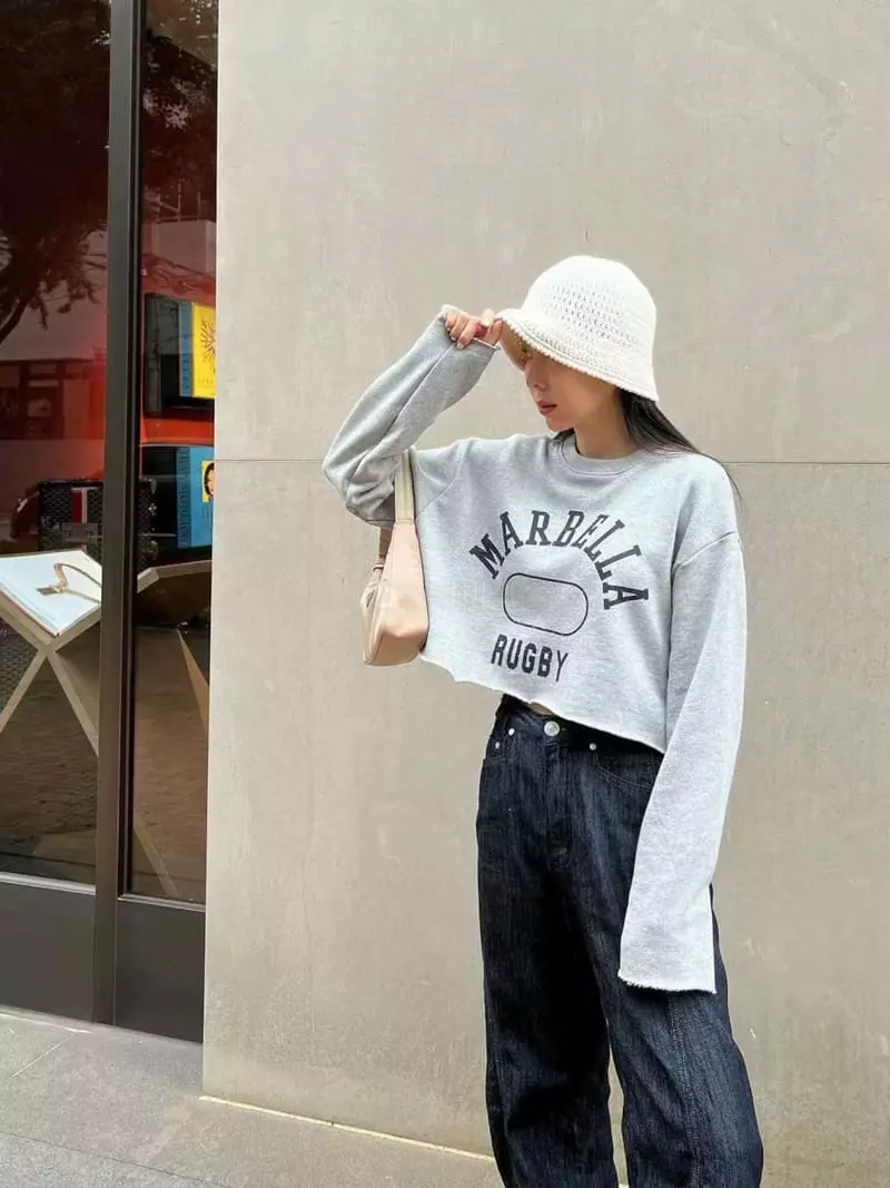 Binus - Korean Women Fashion - #womensfashion - Rugby Sweatshirt - 2