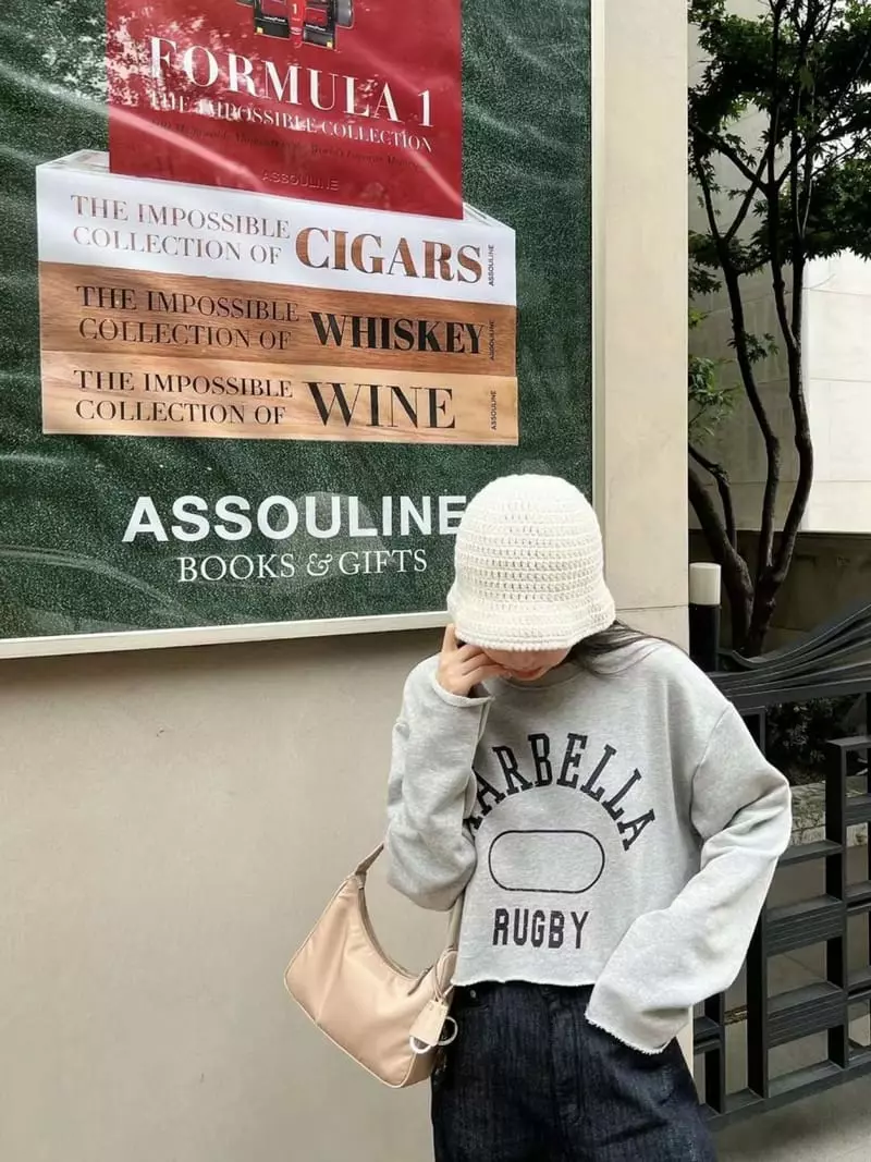 Binus - Korean Women Fashion - #momslook - Rugby Sweatshirt - 4