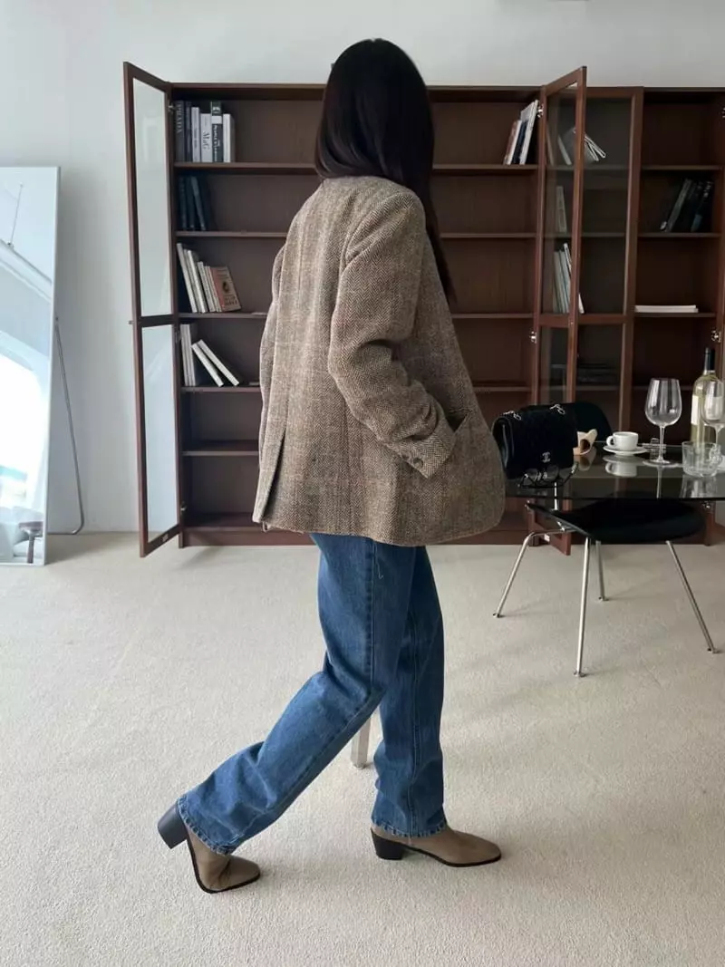 Binus - Korean Women Fashion - #womensfashion - No Collar Jacket - 8