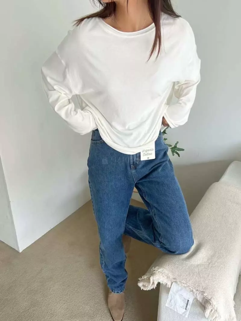 Binus - Korean Women Fashion - #womensfashion - Peach Tee