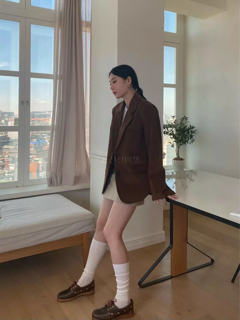 Birthday - Korean Women Fashion - #momslook - Bencu Rib Jacket