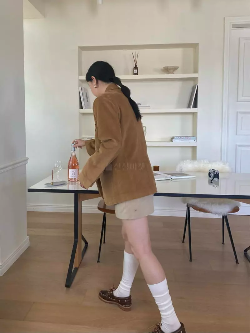 Birthday - Korean Women Fashion - #momslook - Bencu Rib Jacket - 5