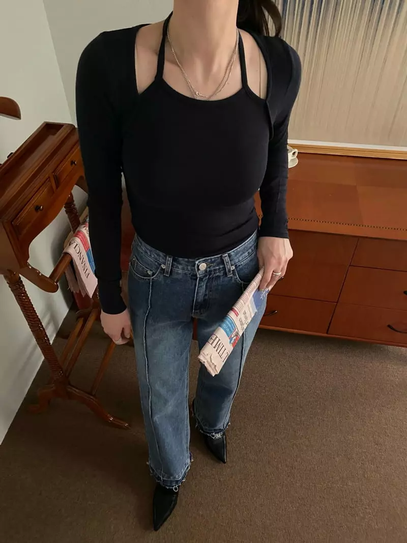 Birthday - Korean Women Fashion - #momslook - Beamint Tee - 2