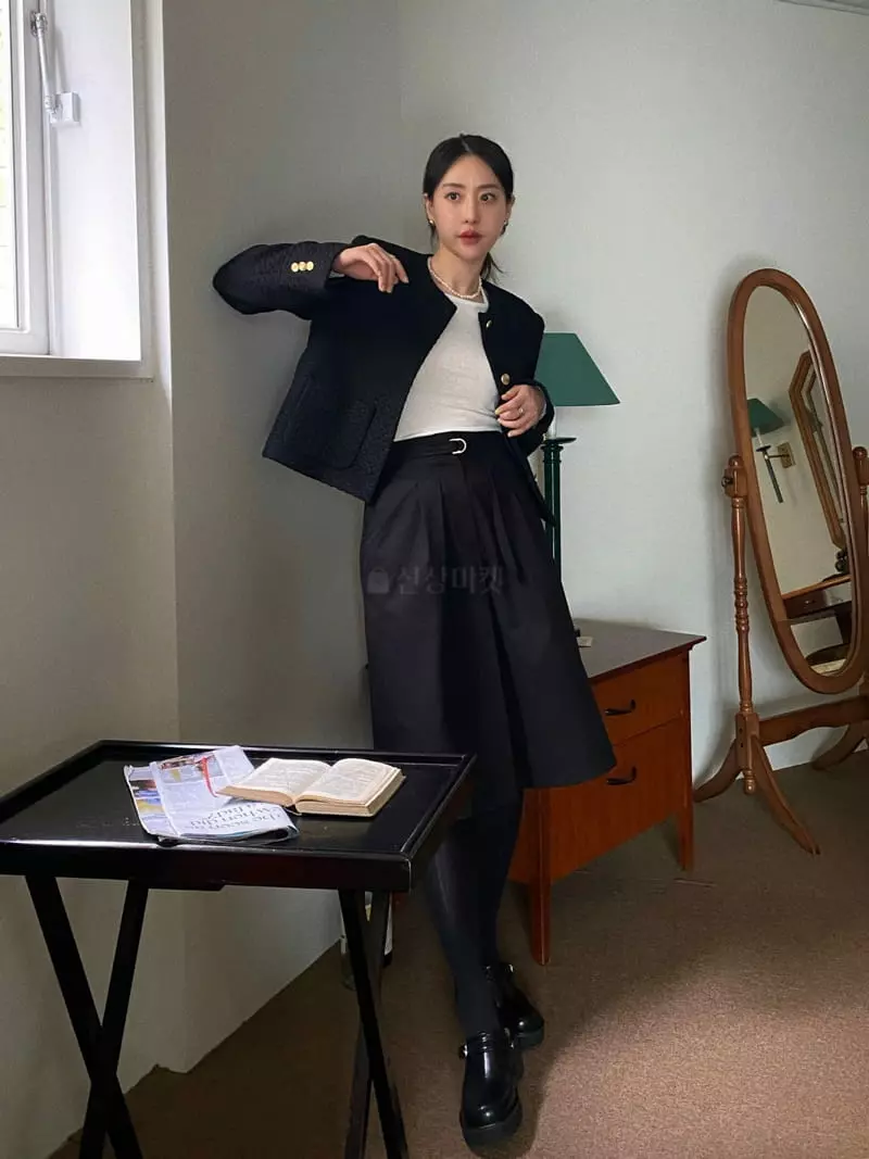 Birthday - Korean Women Fashion - #momslook - Share Twid Jacket - 7