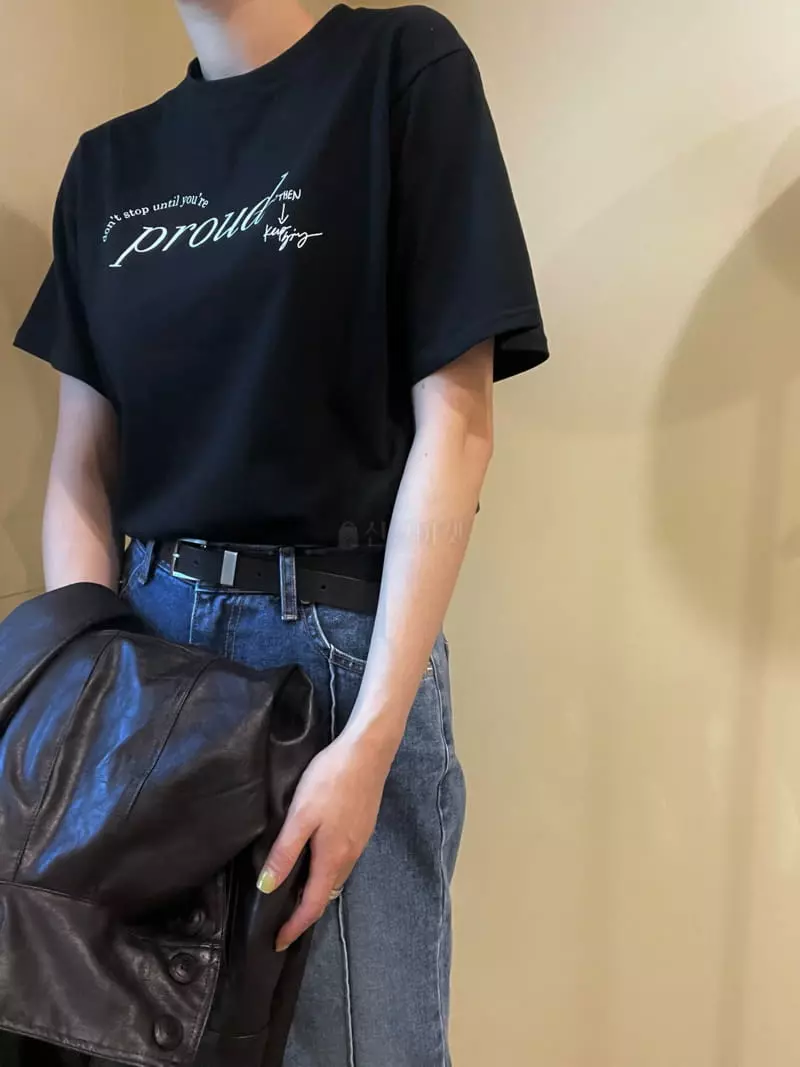 Birthday - Korean Women Fashion - #momslook - You Are Round Tee - 5