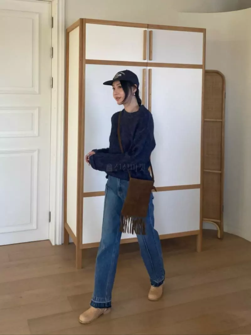 Birthday - Korean Women Fashion - #womensfashion - Color Brush Knit Tee - 4