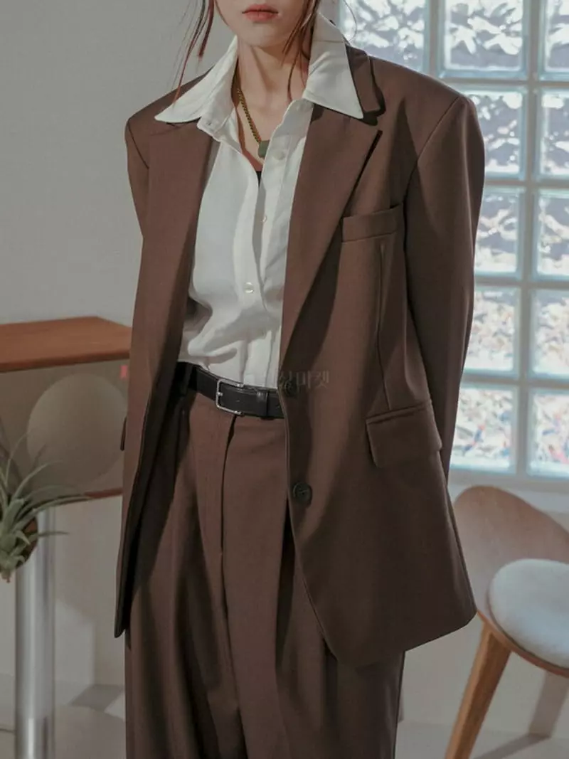 Birthday - Korean Women Fashion - #momslook - Mav Tailored Jacket - 5