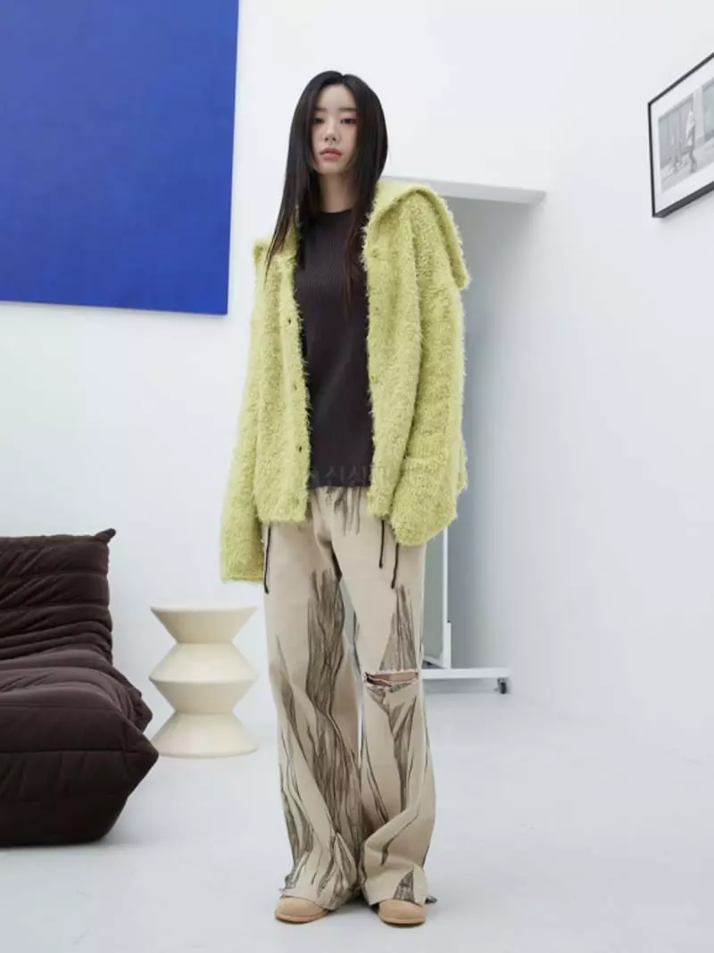 Birthday - Korean Women Fashion - #momslook - Hime Knit Cardigan - 5