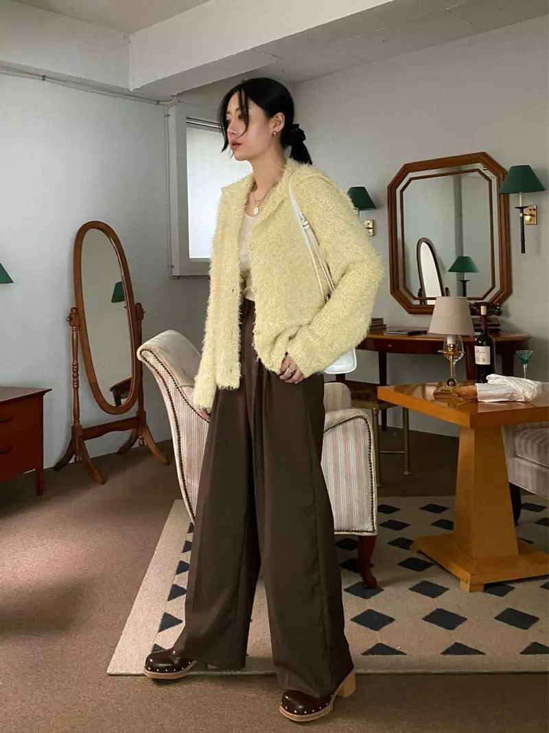Birthday - Korean Women Fashion - #pursuepretty - Hime Knit Cardigan - 5