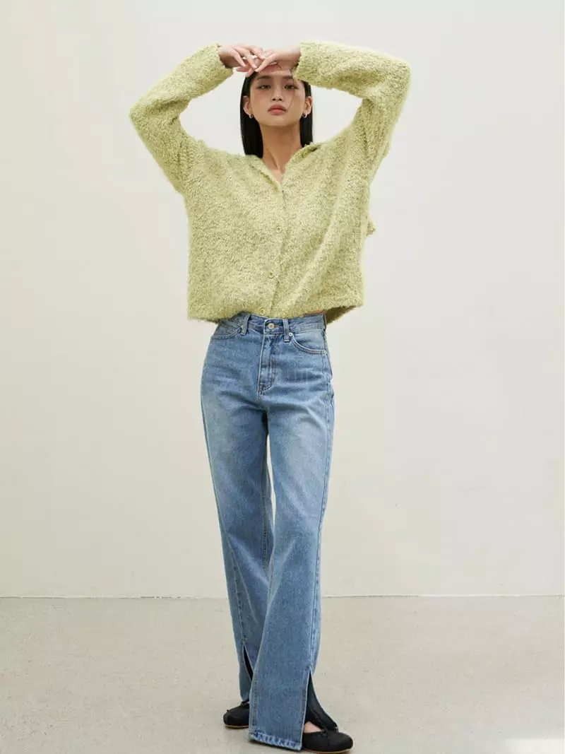 Birthday - Korean Women Fashion - #restrostyle - Hime Knit Cardigan - 10
