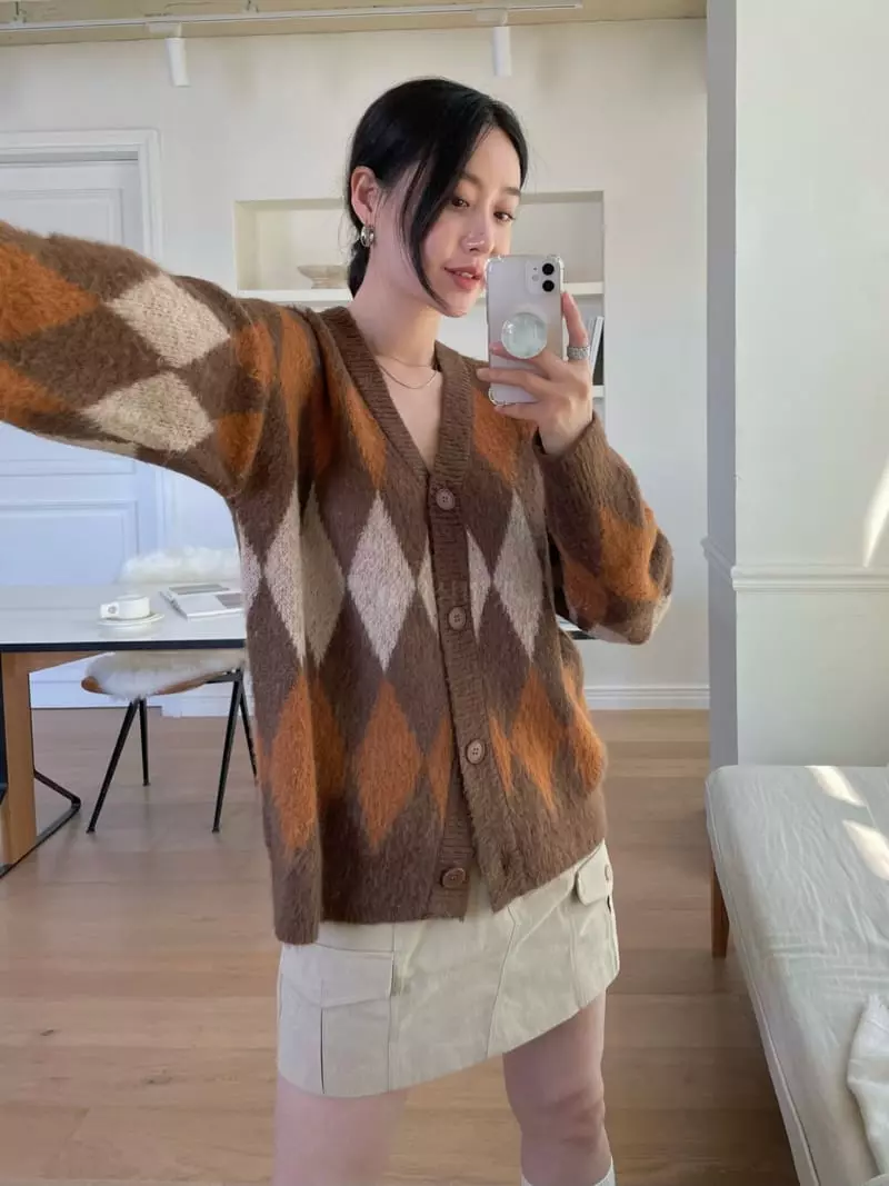 Birthday - Korean Women Fashion - #romanticstyle - Dia Brush Cardigan - 6