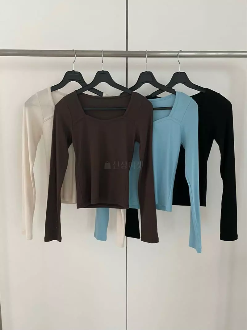 Birthday - Korean Women Fashion - #thelittlethings - Heart Rib Tee - 11