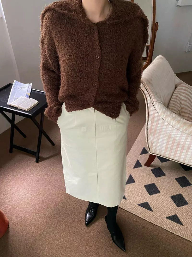 Birthday - Korean Women Fashion - #vintageinspired - Hime Knit Cardigan - 3