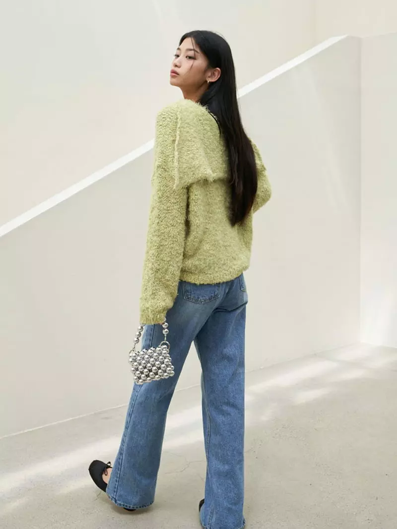 Birthday - Korean Women Fashion - #vintagekidsstyle - Hime Knit Cardigan - 8