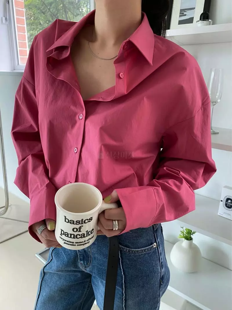 Birthday - Korean Women Fashion - #vintageinspired - Nano Shirt - 4