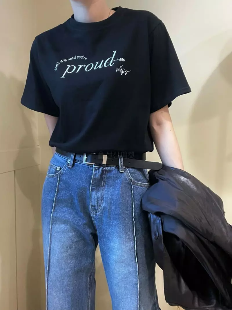 Birthday - Korean Women Fashion - #womensfashion - You Are Round Tee - 2