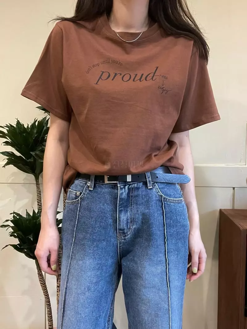 Birthday - Korean Women Fashion - #momslook - You Are Round Tee - 4