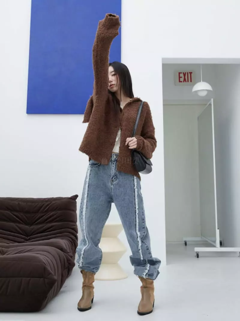 Birthday - Korean Women Fashion - #womensfashion - Hime Knit Cardigan - 2