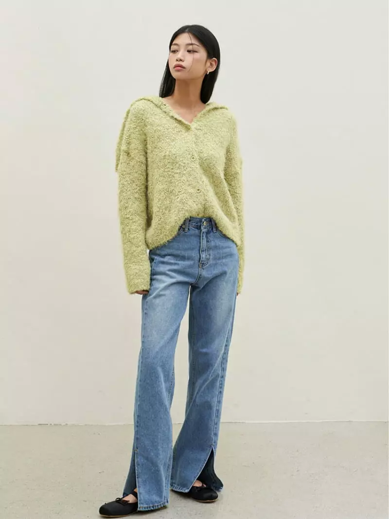 Birthday - Korean Women Fashion - #womensfashion - Hime Knit Cardigan - 6