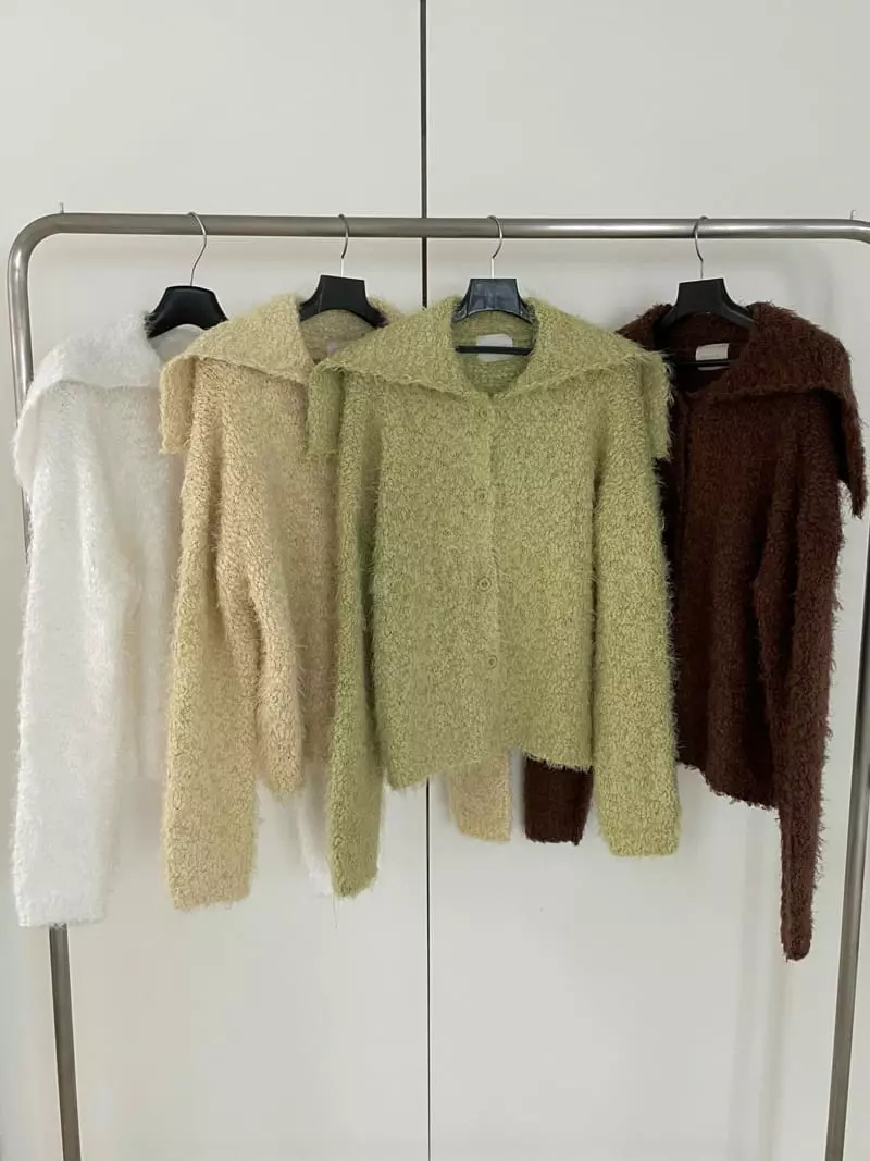 Birthday - Korean Women Fashion - #womensfashion - Hime Knit Cardigan - 12