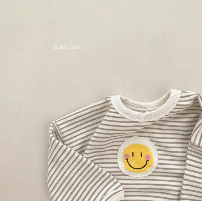 Black Bean - Korean Children Fashion - #childofig - Patch Piping Tee - 5