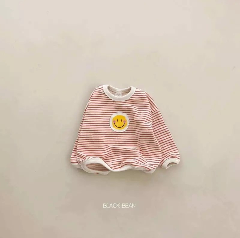Black Bean - Korean Children Fashion - #childofig - Patch Piping Tee - 6