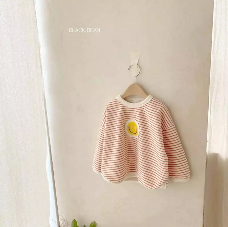 Black Bean - Korean Children Fashion - #designkidswear - Patch Piping Tee - 8