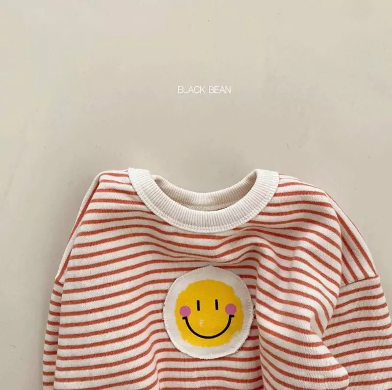 Black Bean - Korean Children Fashion - #discoveringself - Patch Piping Tee - 9