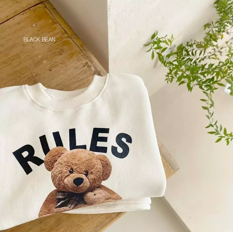 Black Bean - Korean Children Fashion - #discoveringself - Rollin Top Bottom Set - 6
