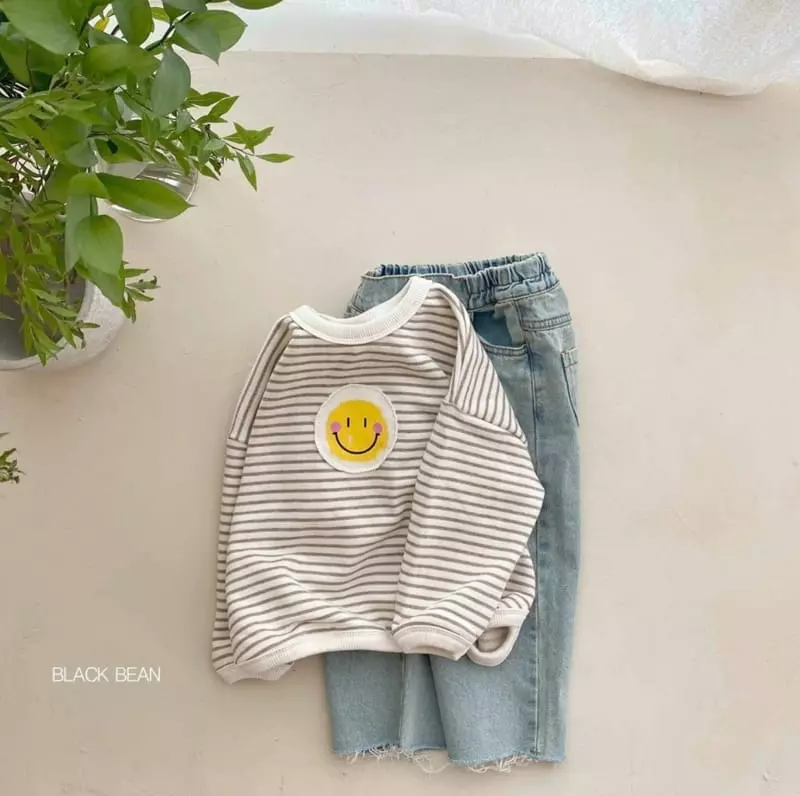 Black Bean - Korean Children Fashion - #kidsshorts - Patch Piping Tee - 11