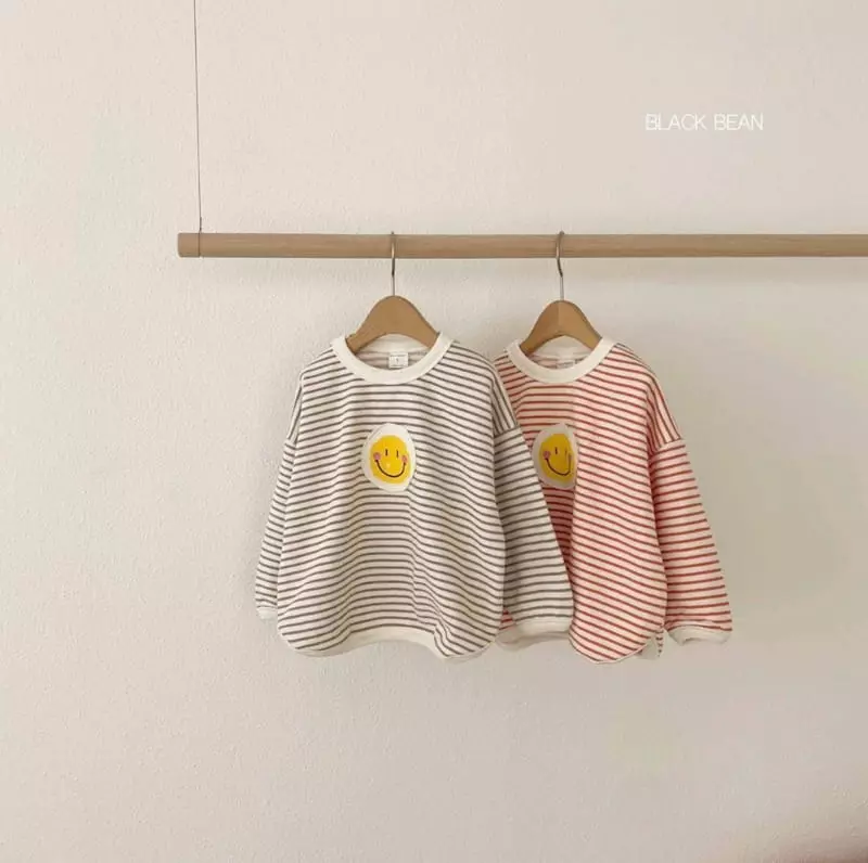 Black Bean - Korean Children Fashion - #minifashionista - Patch Piping Tee - 3