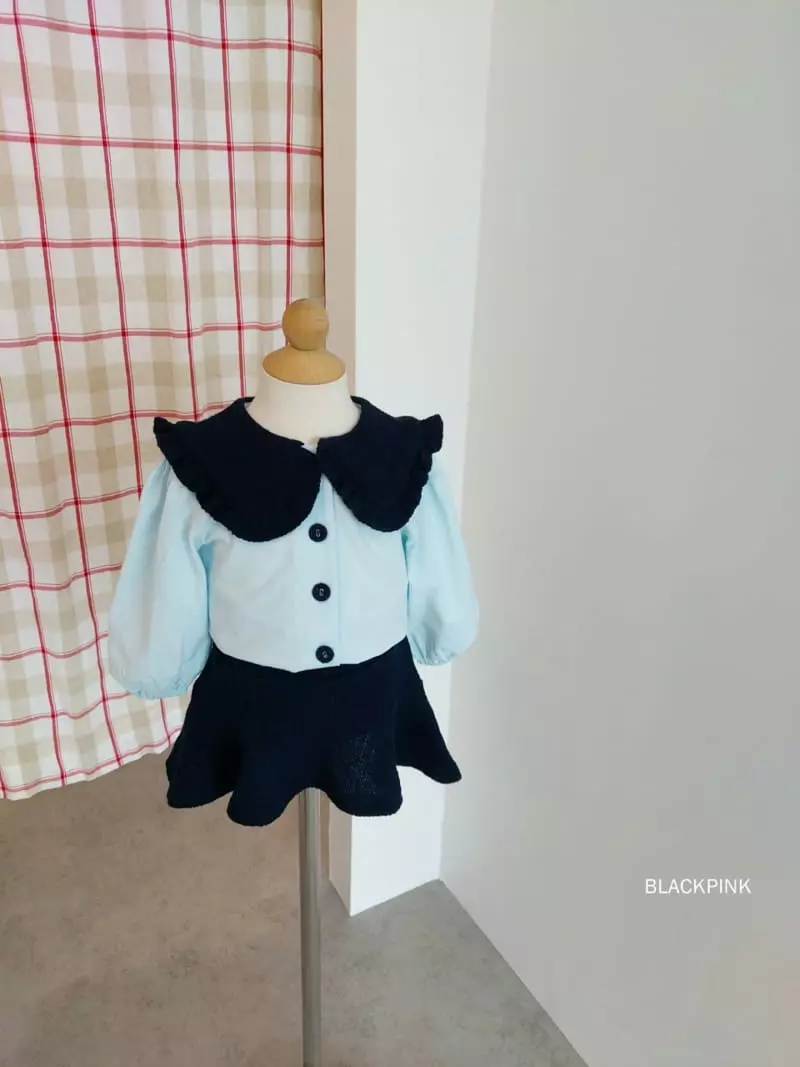 Black Pink - Korean Children Fashion - #designkidswear - Aura Knit Two Piece - 3