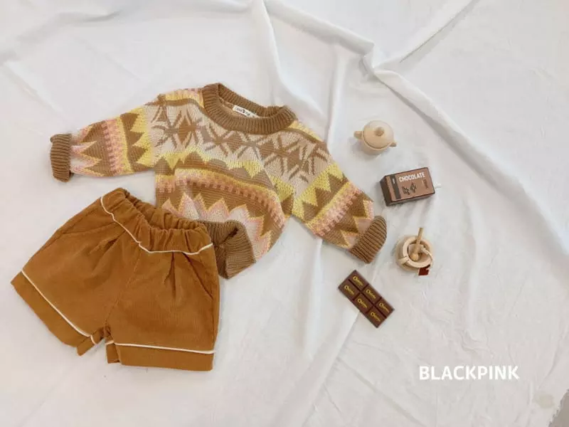 Black Pink - Korean Children Fashion - #discoveringself - Niel Sha Round Tee - 5