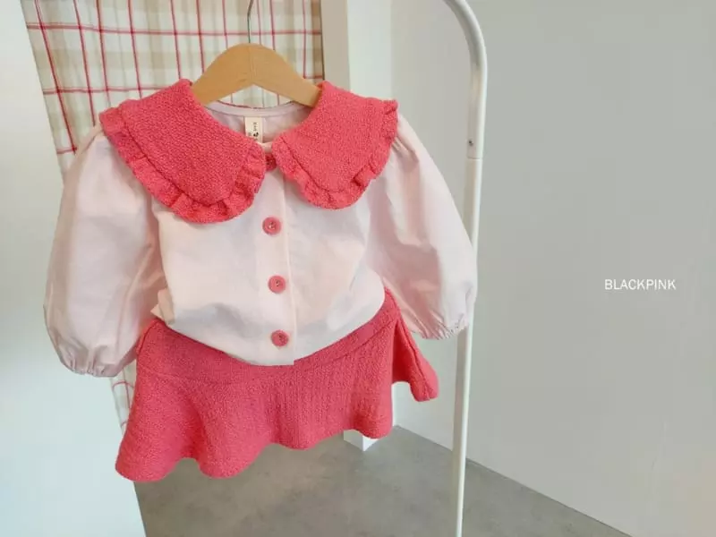 Black Pink - Korean Children Fashion - #fashionkids - Aura Knit Two Piece - 5