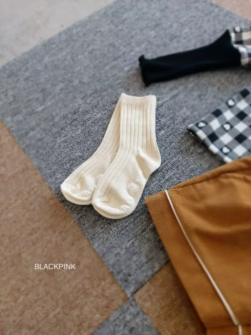 Black Pink - Korean Children Fashion - #kidsshorts - Only  Wear You Socks Set - 10
