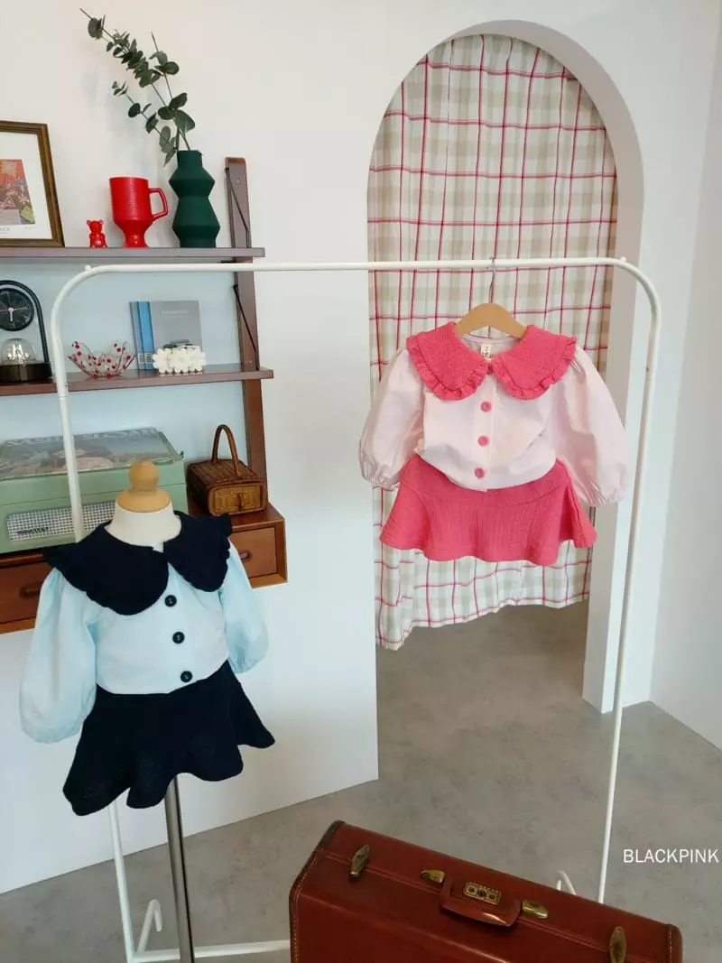 Black Pink - Korean Children Fashion - #kidsstore - Aura Knit Two Piece - 7